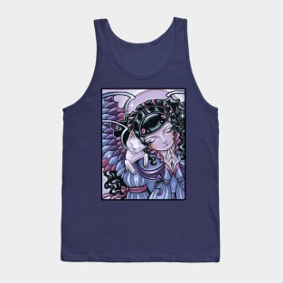 Angel and Kitten #1 - Purple Tank Top